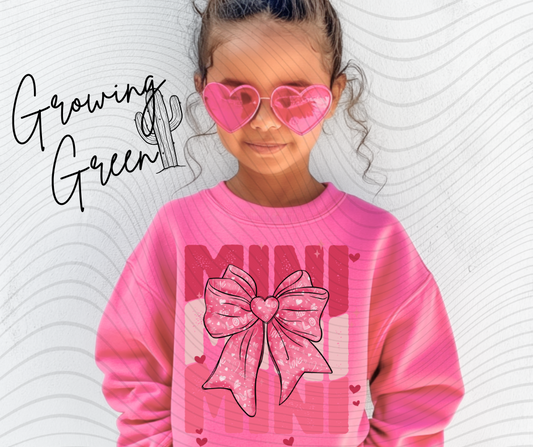 Coquette Bow Valentine - MULTIPLE NAME OPTIONS see description